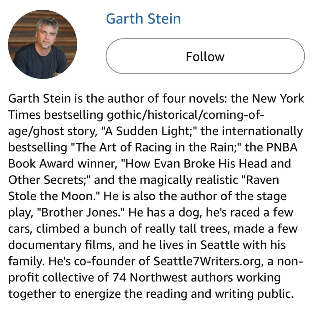 The Art of Racing in the Rain A Novel Garth Stein paperback NY Times best seller - Picture 4 of 10